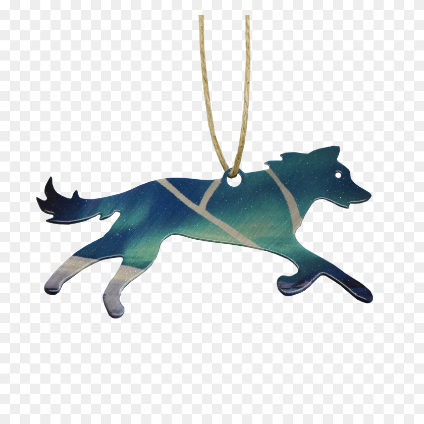 1500x1500 Dog Sled Ornament D'ears Store - Dog Ears PNG