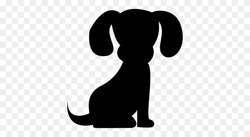 400x400 Собака Маленький Питомец Силуэт Бесплатные Векторы, Логотипы, Значки И Фотографии - Силуэт Собаки Png