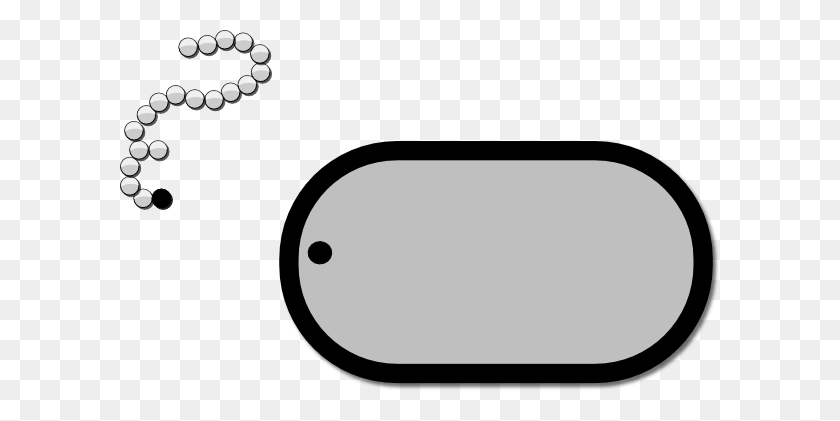 600x361 Dog Tag Greyo Clipart Png For Web - Dog Tag PNG