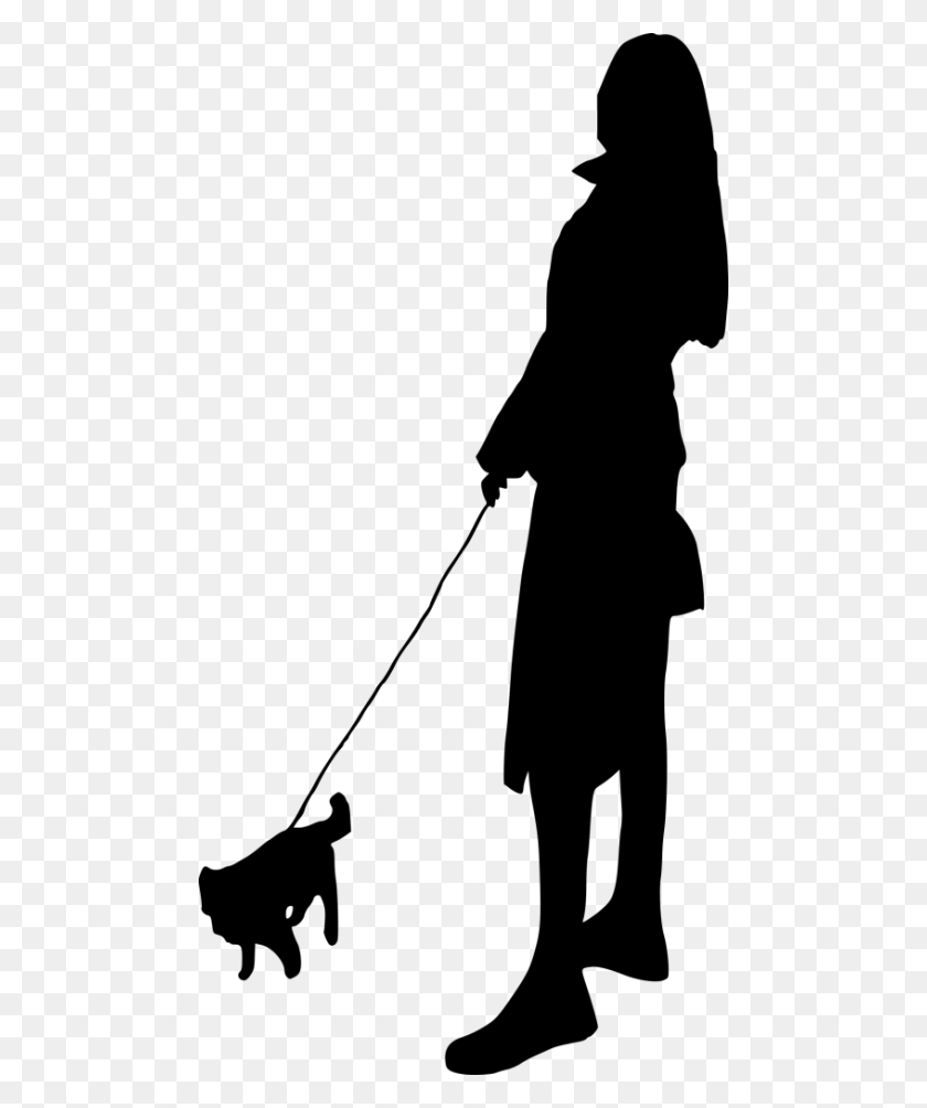 480x944 Dog Walking Silhouette Png - People Walking Silhouette PNG
