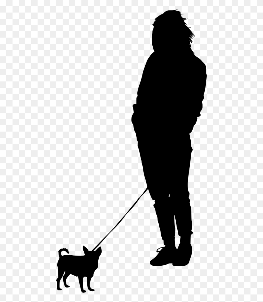 480x904 Perro Caminando Silueta Png - Gente Caminando Png