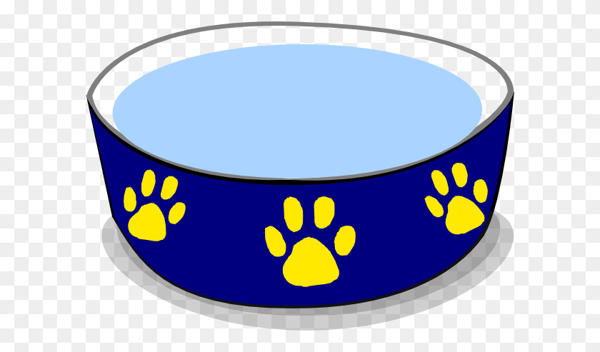 600x433 Dog Water Bowl Clip Art - Dog Bed Clipart