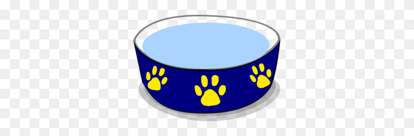 299x216 Dog Water Bowl Clip Art - Dog Bowl Clipart
