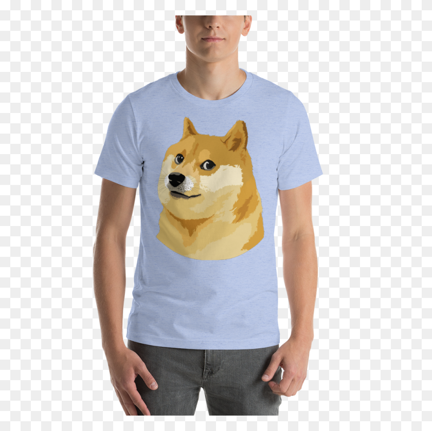 1000x1000 Doge Camiseta De Manga Corta Cryptoapparel - Doge Png