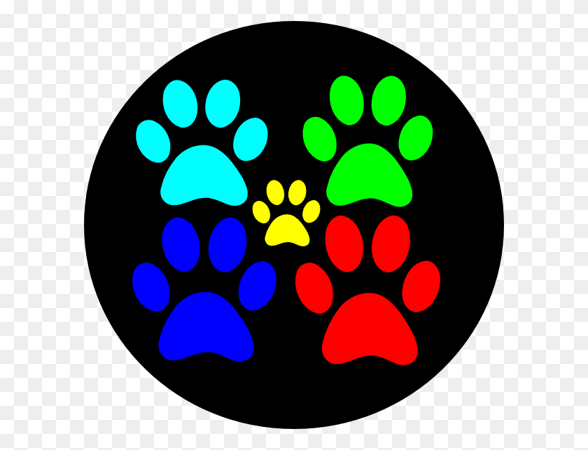 600x583 Doggie Pals Dog Walking Service Logo Clip Art - Service Dog Clipart