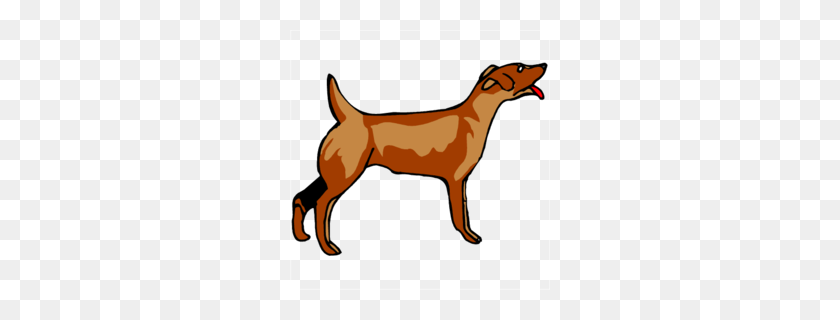 260x260 Doggy Lounge Clipart - Hunting Dog Clipart