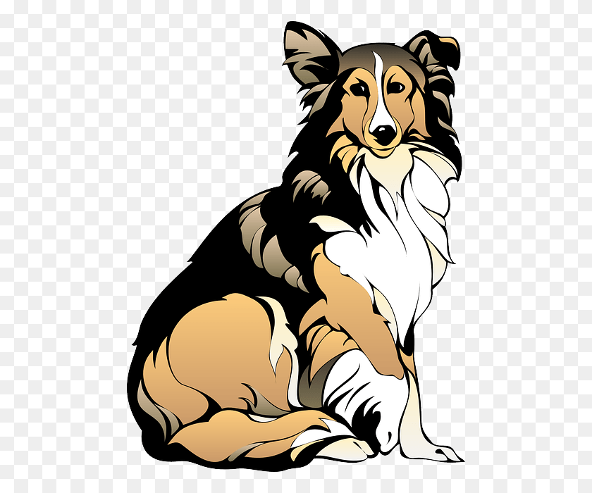 480x640 Dogs Sitting Cliparts - Dog Sitting PNG
