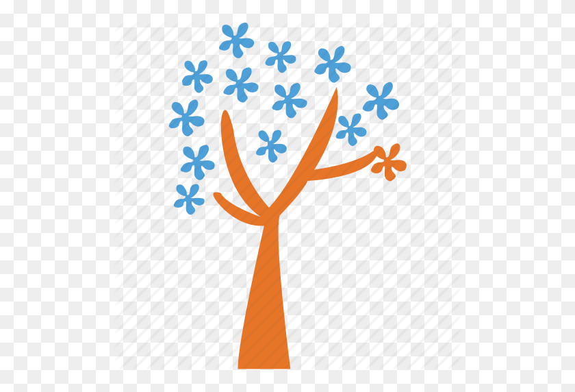 512x512 Dogwood, Generic, Spring Tree, Tree Icon - Magnolia Tree PNG
