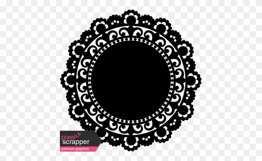 456x456 Doily Shape Graphic - Doily PNG
