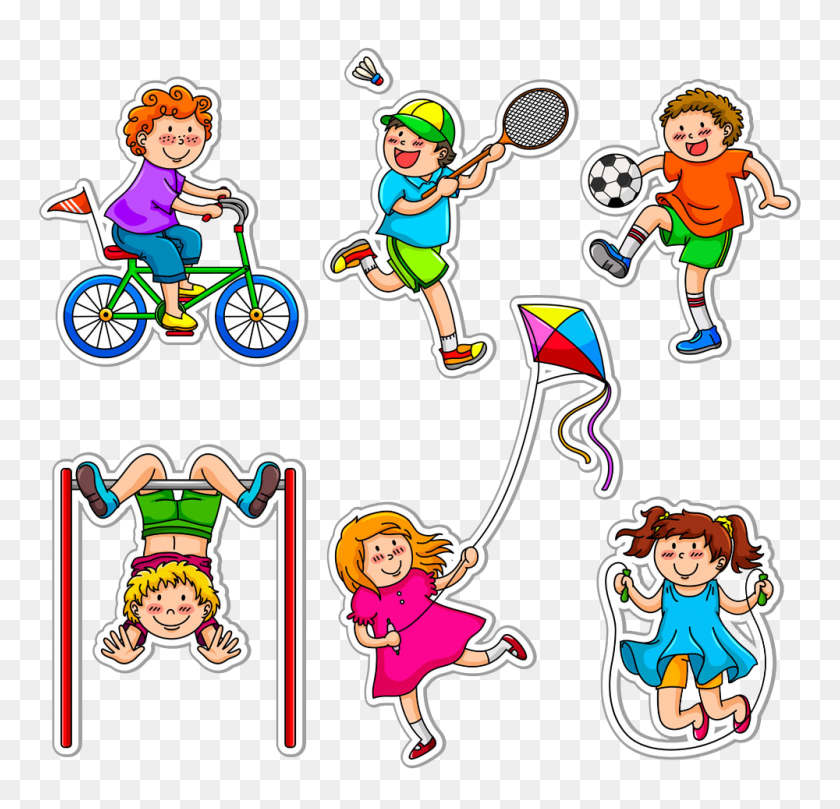 1000x961 Doing Clipart Child Sport - Physical Clipart