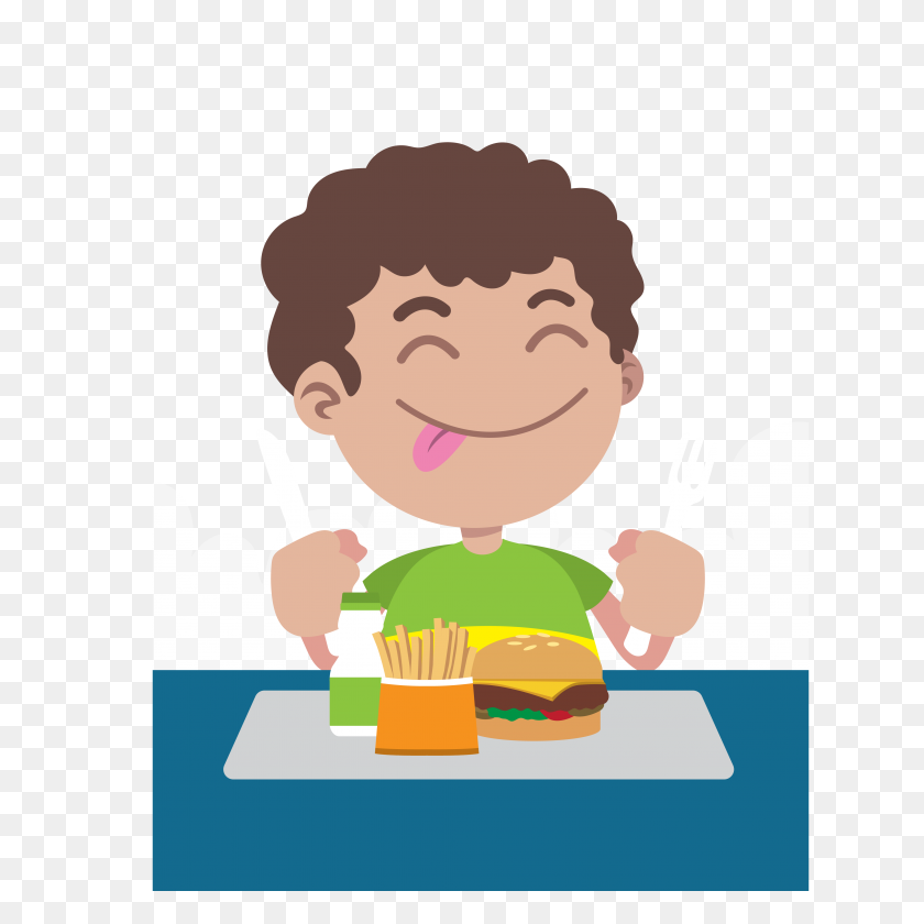 4167x4167 Doing Clipart Toddler Food - Eating Healthy Clipart