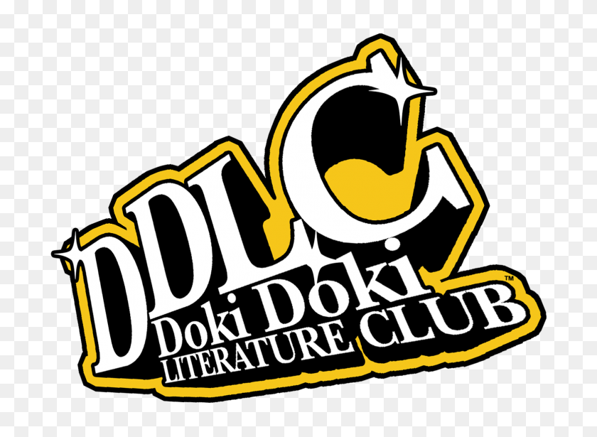 1554x1106 Doki Doki Literature Club Logo - Doki Doki Literature Club Logo PNG