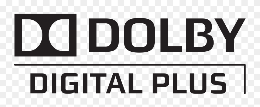 2000x741 Dolby Digital Plus Logo - Dolby Digital Logo PNG