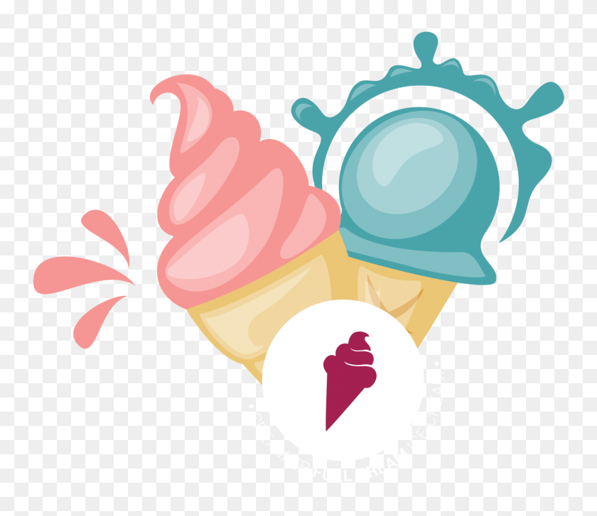 1305x1117 Dolce Vita - Ice Cream Social Clip Art