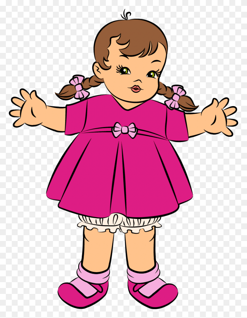 810x1062 Doll Cliparts - Doll House Clipart