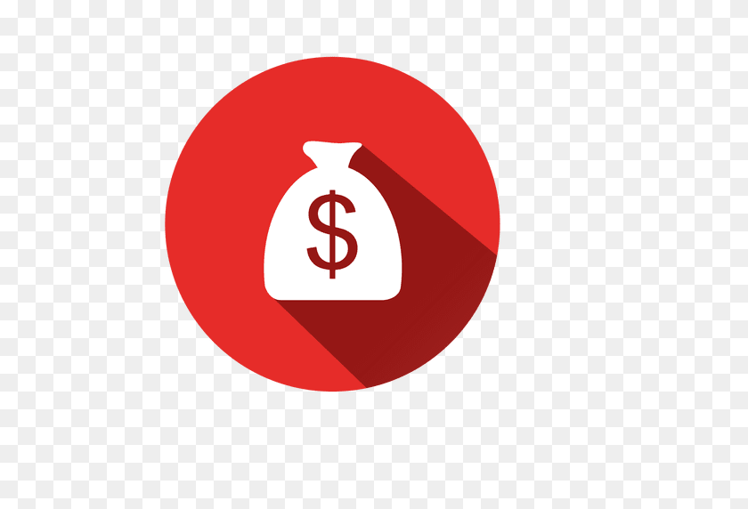 512x512 Dollar Bag Circle Icon - Dollar Icon PNG