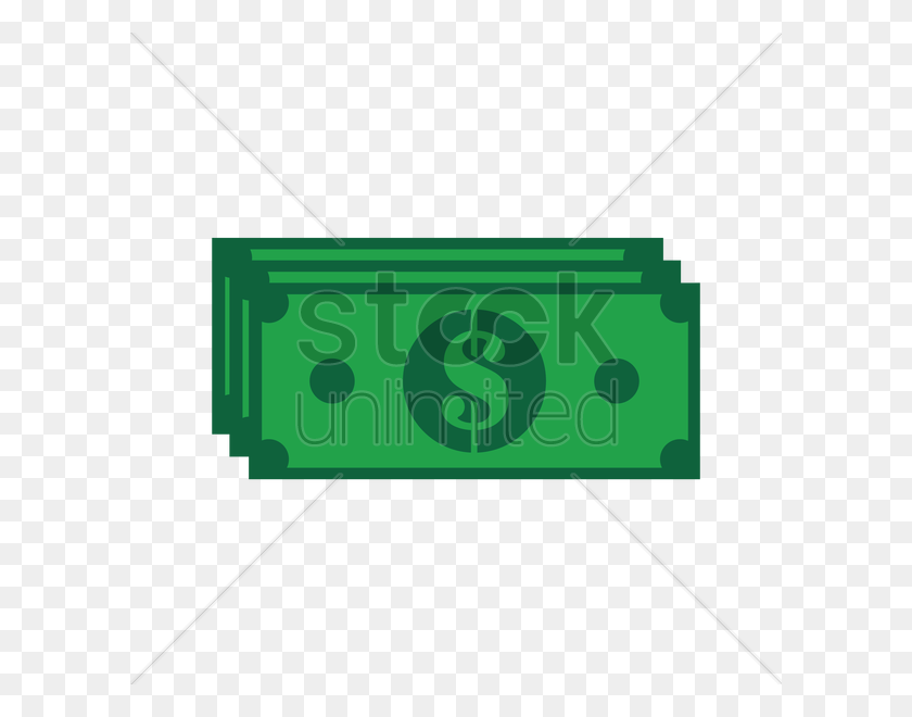 600x600 Dollar Bill Note Vector Image - One Dollar Clip Art