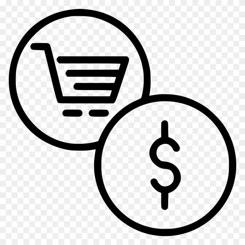 980x982 Dollar Online Commerce Cart Trade Finance Png Icon Free - Finance Icon PNG