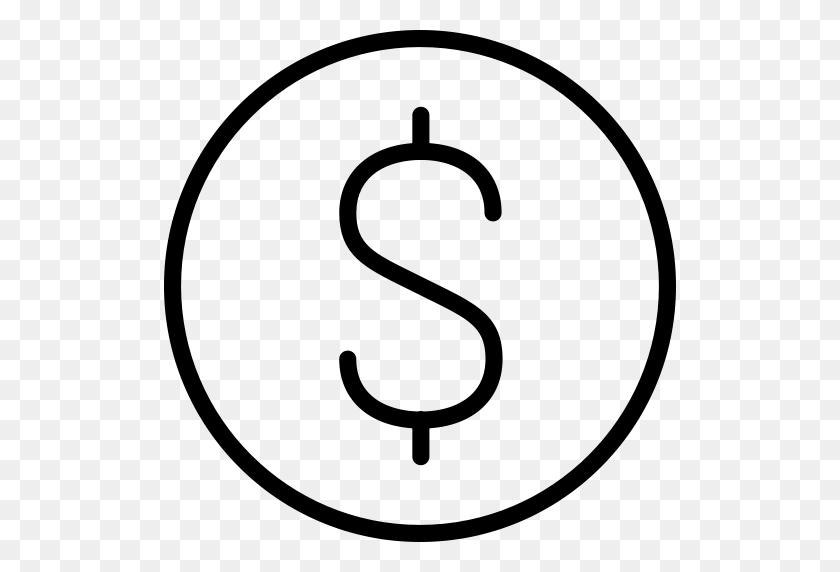 512x512 Dollar Sign Icon With Png And Vector Format For Free Unlimited - Dollar Sign Icon PNG