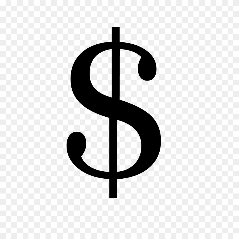 1500x1500 Dollar Sign Logo Png Images Free Download - Dollar Sign Icon PNG