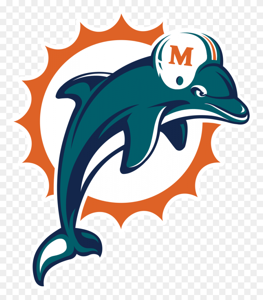 Майами Долфинс логотип
