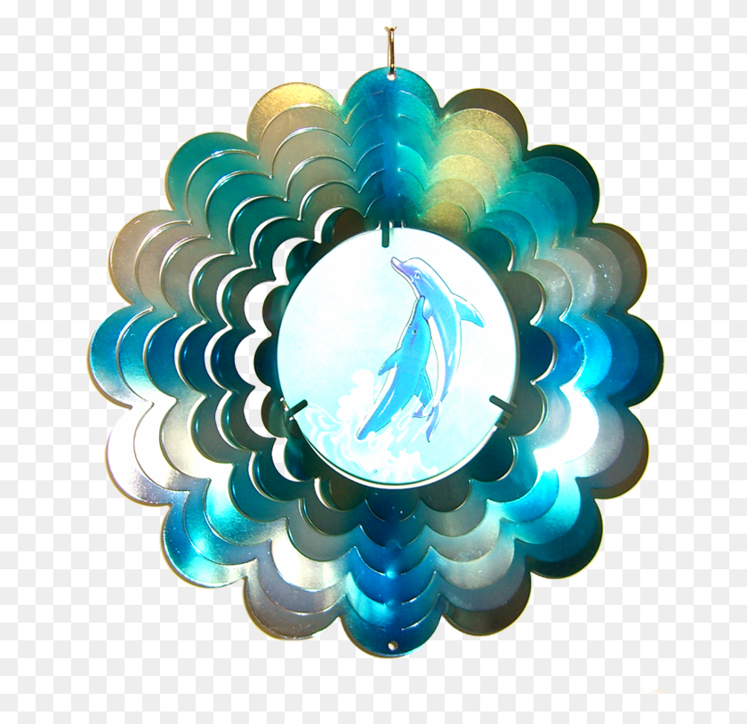 1800x1742 Dolphin Holographic Spinner Inch - Holographic PNG