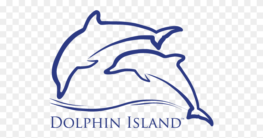 692x383 Dolphin Island - Dolphins Logo PNG