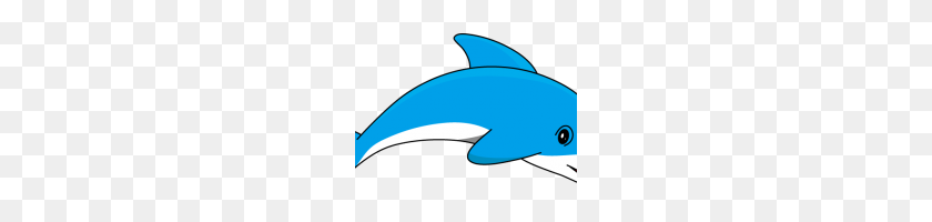 200x140 Dolphins Clip Art Cartoon Dolphin Clipart - Dolphin Clipart PNG