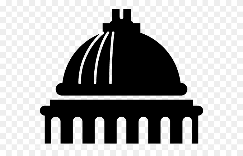 640x480 Dome Clipart Capital - Us Capitol Building Clipart