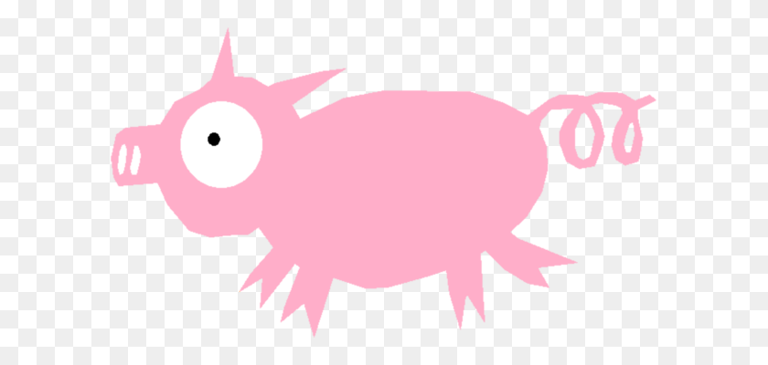 597x340 Domestic Pig Porky Pig Petunia Pig Drawing - Petunia Clipart