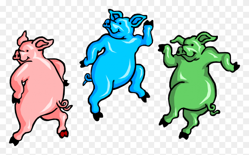 1259x750 Domestic Pig The Little Red Hen Folklore Pig Roast - Pig Roast Clip Art