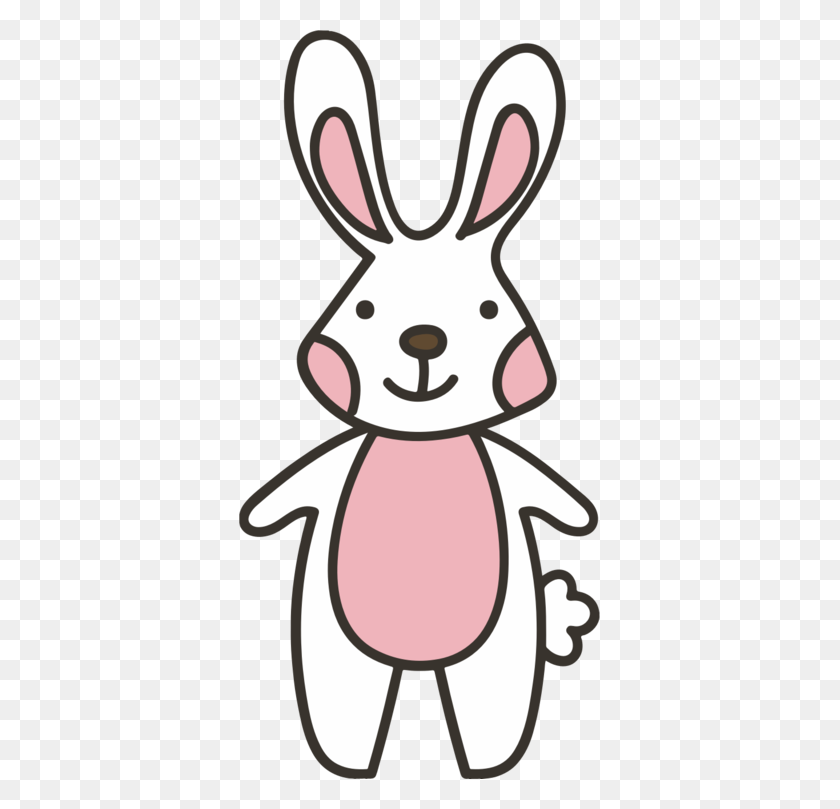 361x749 Domestic Rabbit Easter Bunny Hare - Pet Adoption Clipart