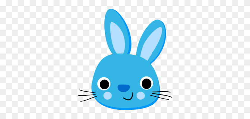 314x340 Domestic Rabbit Hare Easter Bunny Whiskers - Cute Easter Bunny Clipart