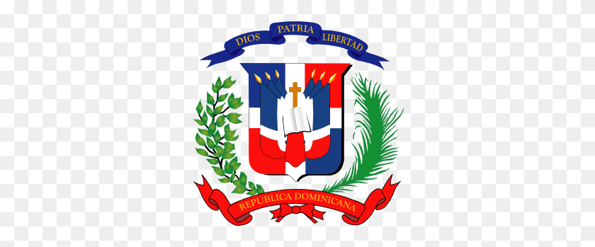 300x289 Доминиканский Флаг Татуировки Доминиканская Республика Картинки - Панамский Канал Клипарт
