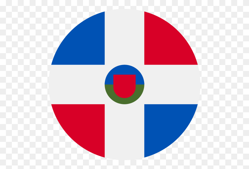 512x512 Dominican Republic, Dominican, Flag Icon With Png And Vector - Dominican Flag PNG