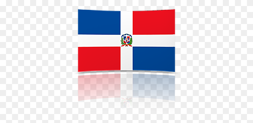 350x350 Bandera De La República Dominicana - Bandera Dominicana Png