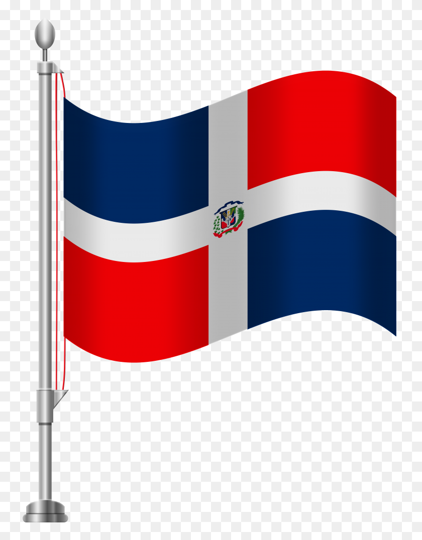 6141x8000 Флаг Доминиканской Республики Png Клипарт - Флаг Доминиканы Png