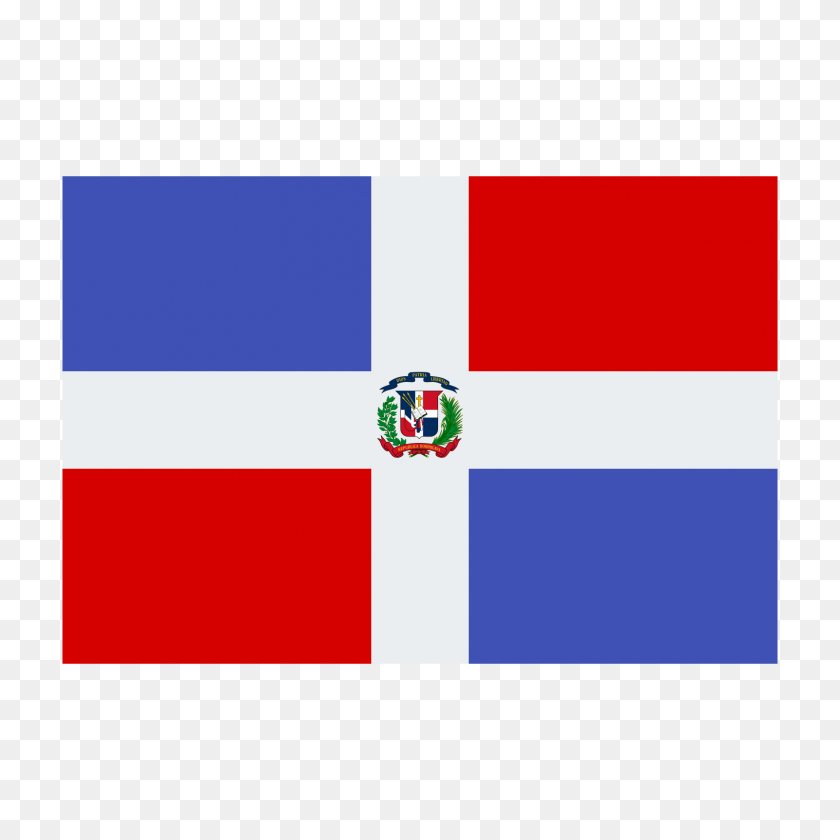 1600x1600 Dominican Republic Icon - Dominican Flag PNG