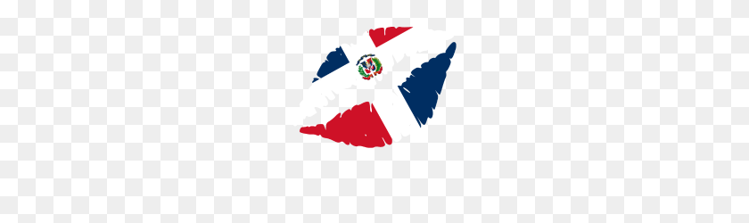 190x190 Доминиканская Республика Поцелуй Флаг Клуба Идея Футбольного Подарка - Флаг Доминиканы Png
