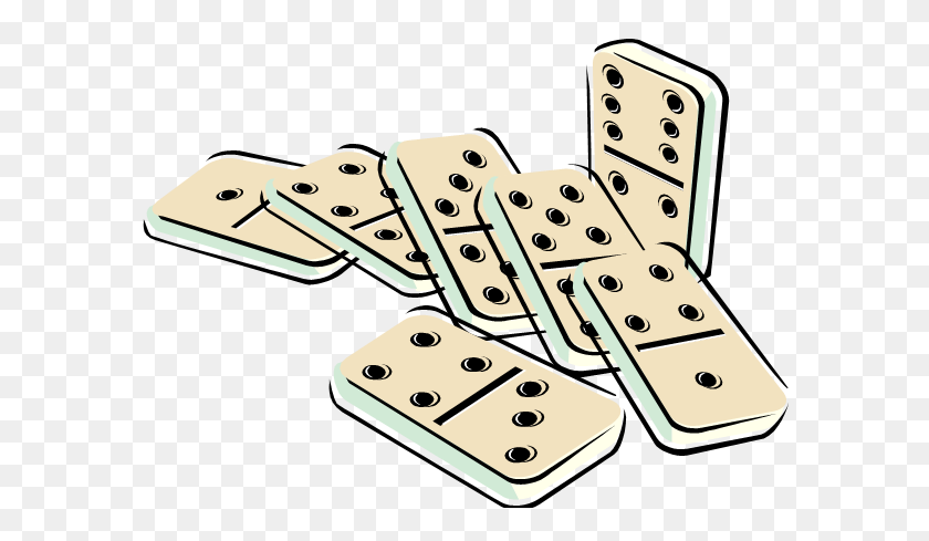 588x429 Dominoes Png - Domino PNG