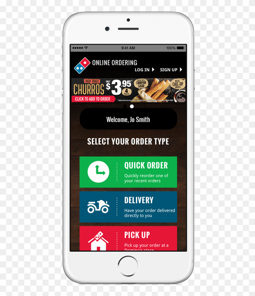1024x1200 Приложение Для Доставки Еды Domino's Бесплатное Приложение Для Iphone Pizza Заказать Еду Онлайн - Domino Png