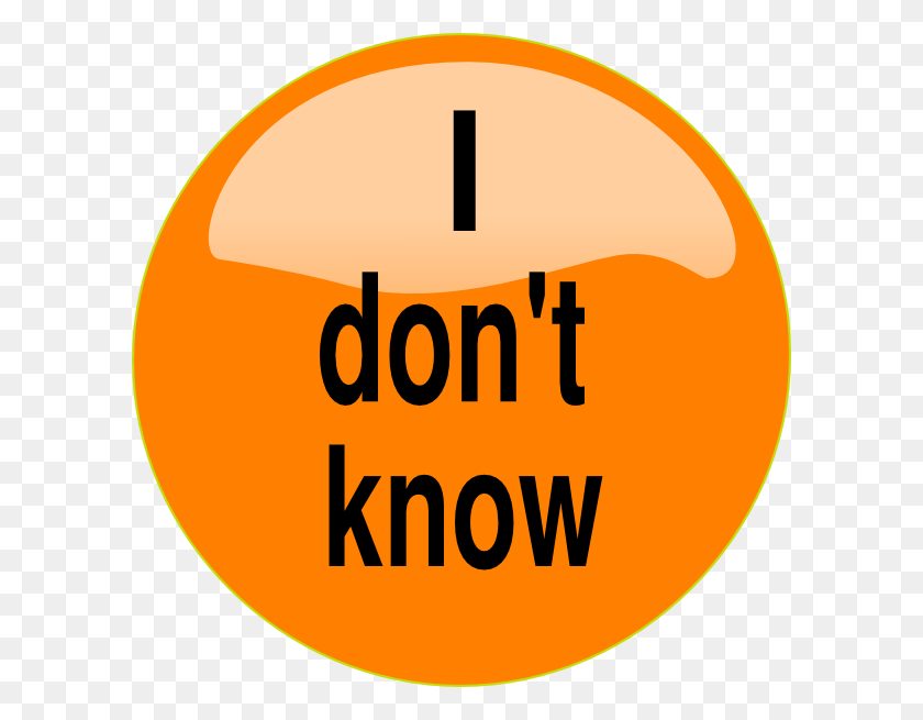 600x595 Don T Know Clip Art - Know Clipart