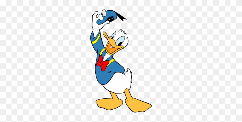 220x364 Donald Duck - Rosa Parks Clipart