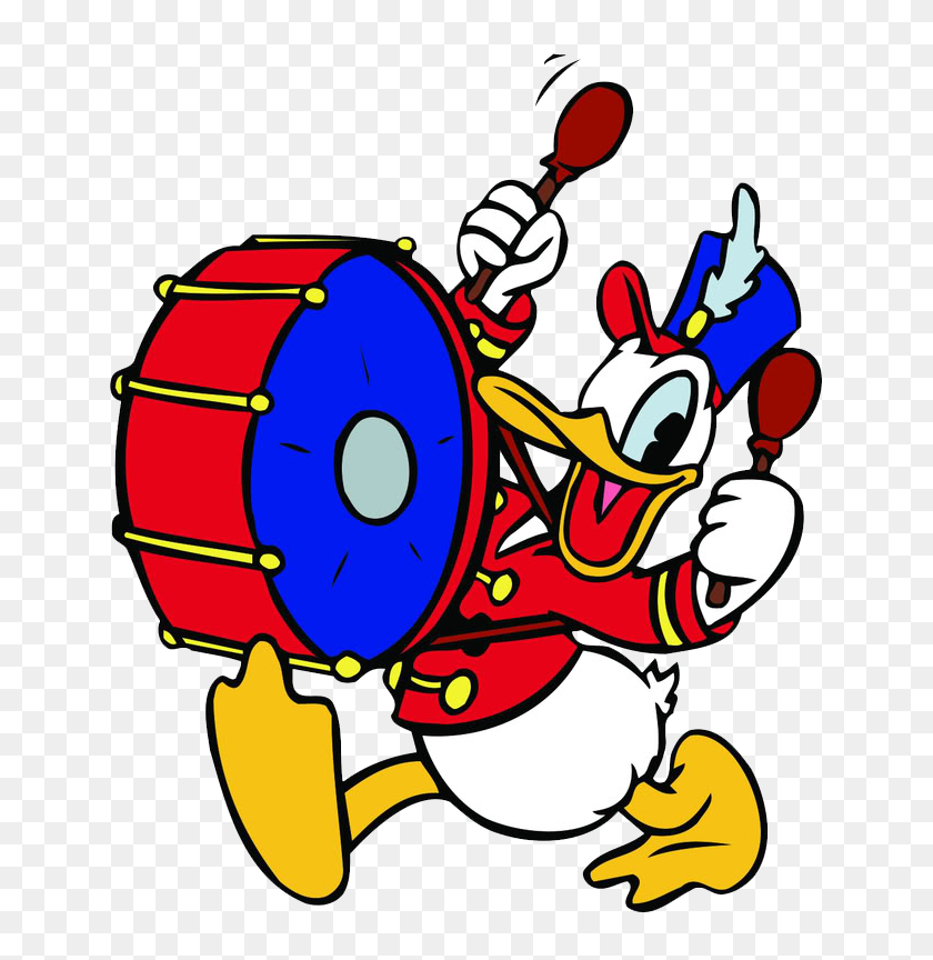 659x804 Imágenes Prediseñadas De Imágenes Prediseñadas De Donald Duck Band - Donald Duck Clipart