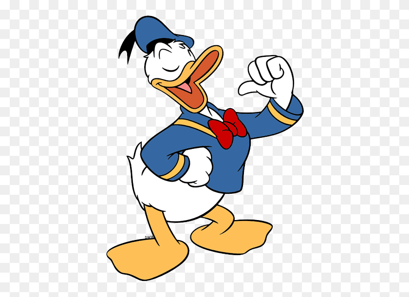 412x550 Donald Duck Clip Art Disney Clip Art Galore - Tantrum Clipart