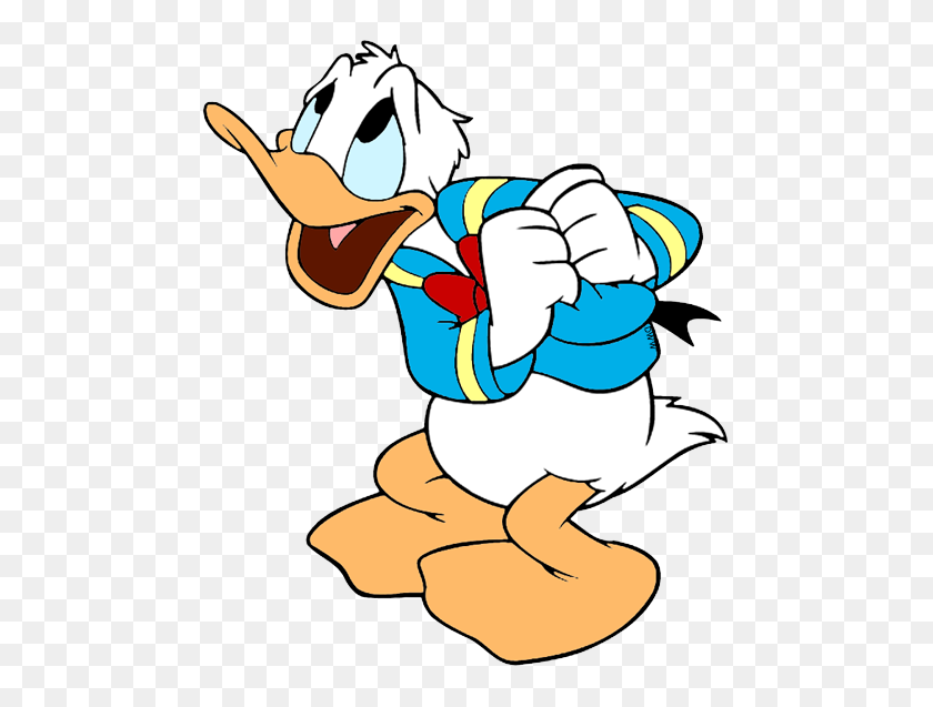 500x577 Donald Duck Clip Art Disney Clip Art Galore - Guilty Clipart