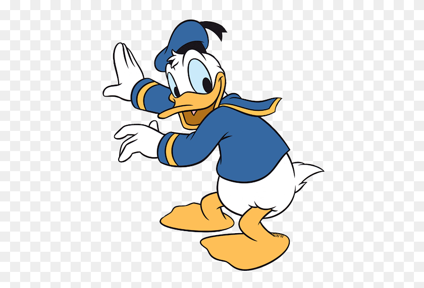 450x512 Donald Duck Clipart Blue - Donald Duck Clipart