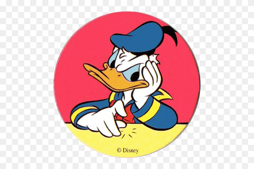500x500 Donald Duck Clipart Impatient - Donald Duck Clipart