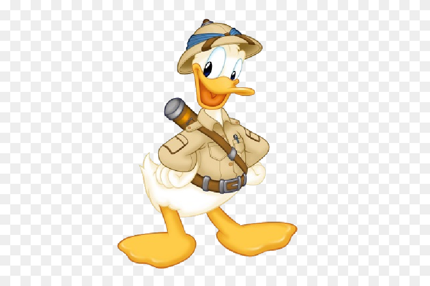 500x500 Donald Duck Clipart Safari - Goofy Clipart
