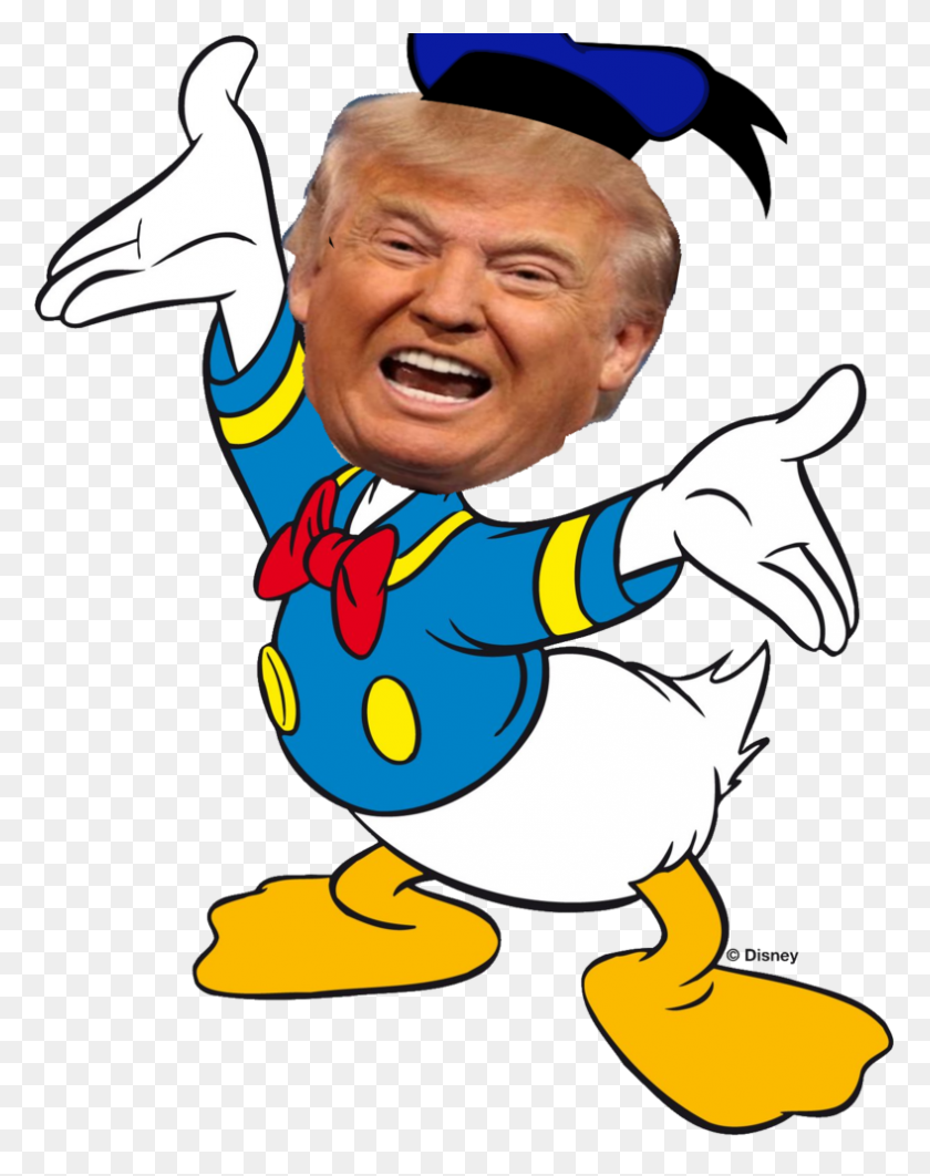 788x1013 El Pato Donald Oozle Media - Trump Png